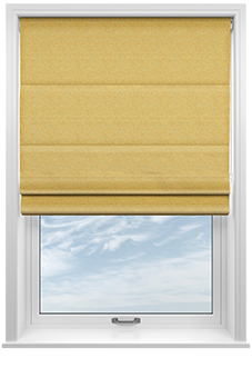 Atina (Blackout), Yellow Joy - Motorised Roman Blind